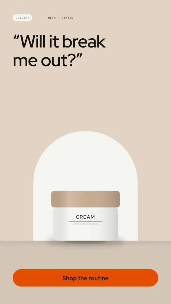 Concept ad answering the breakout objection